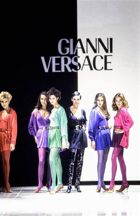 versace in the 80s|versace runway performances.